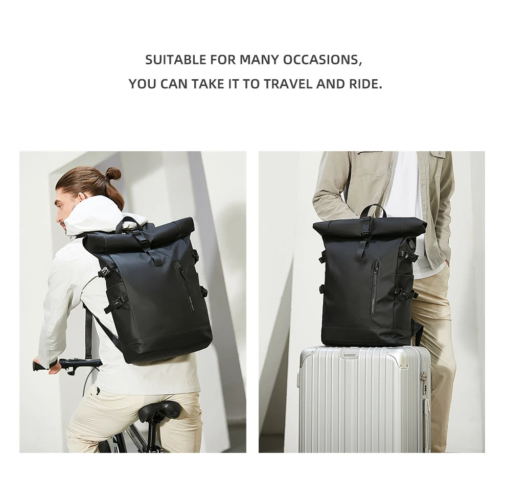 HK Explorer Pro – Sac à Dos Étanche avec Port USB et Fermeture Roll-Top
