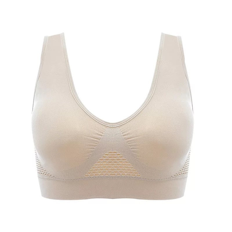 Flow Active - Soutien-gorge de Sport Sans Armature Respirant, Grande Taille