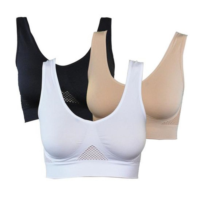 Flow Active - Soutien-gorge de Sport Sans Armature Respirant, Grande Taille