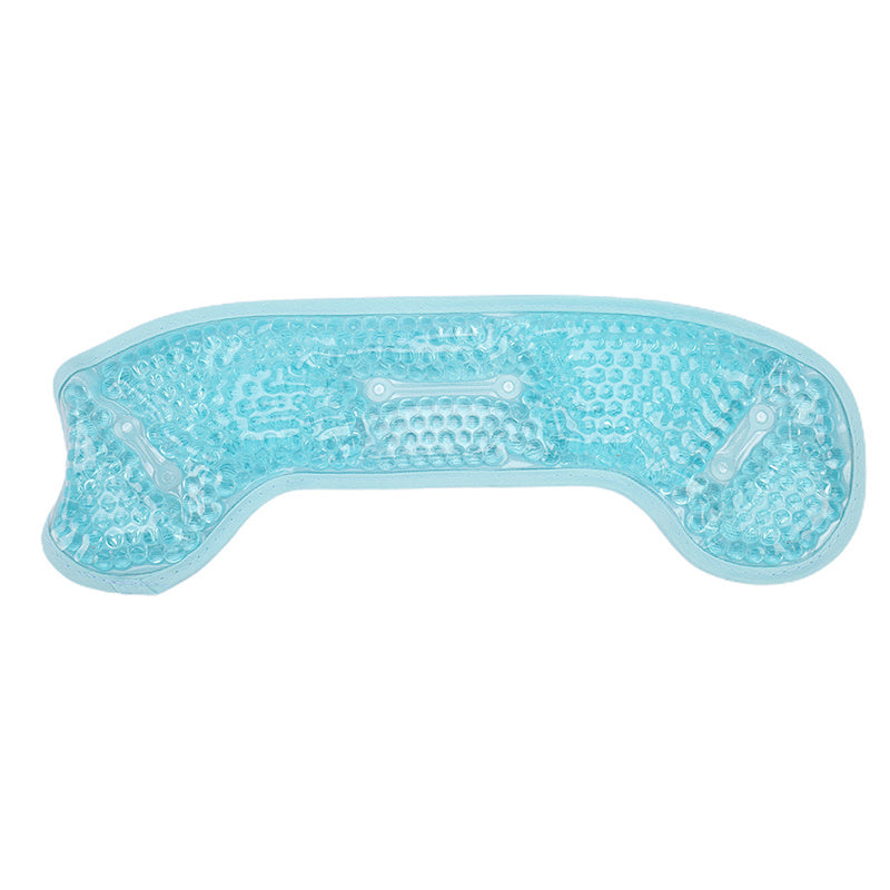 Masque à Gel Froid - Soulagement et Apaisement de Douleurs : Migraine, Yeux Fatigués & Gonflés