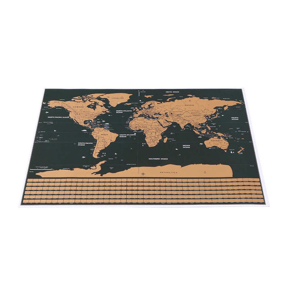 Carte du Monde à Gratter - Immortalisez Vos Voyages