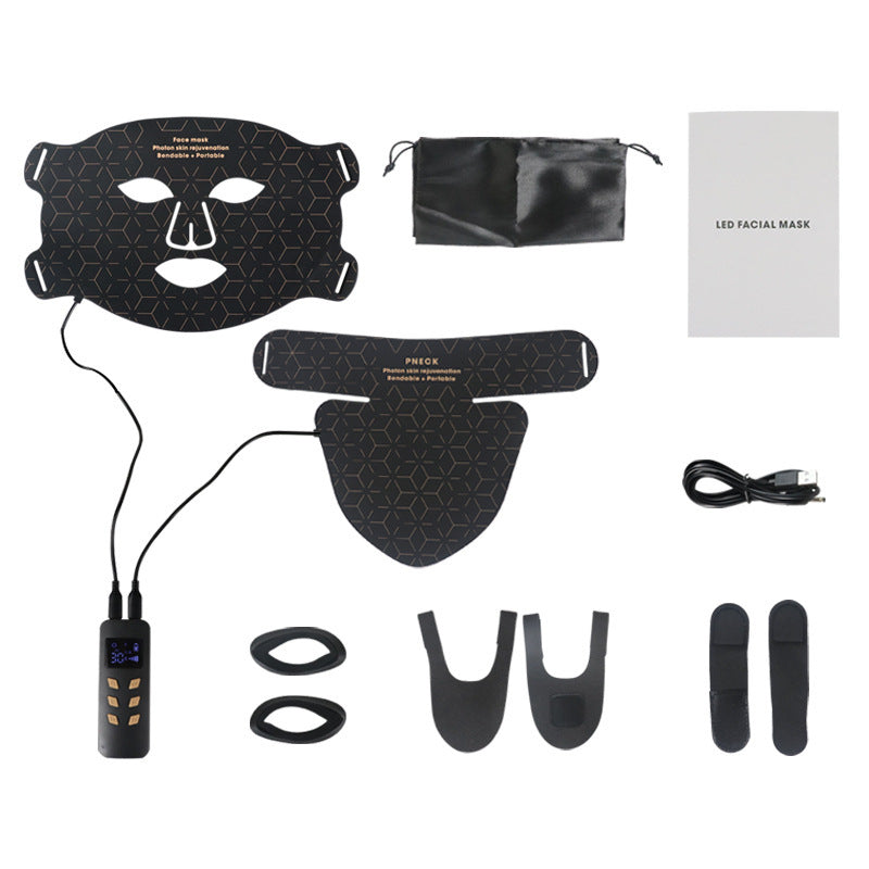 Masque de Photothérapie LED - Visage et Cou Profesionnel