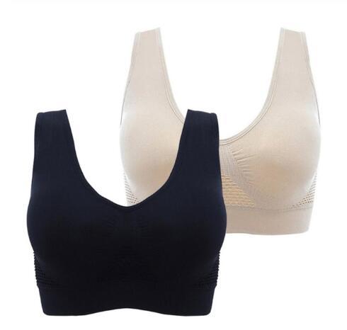 Flow Active - Soutien-gorge de Sport Sans Armature Respirant, Grande Taille