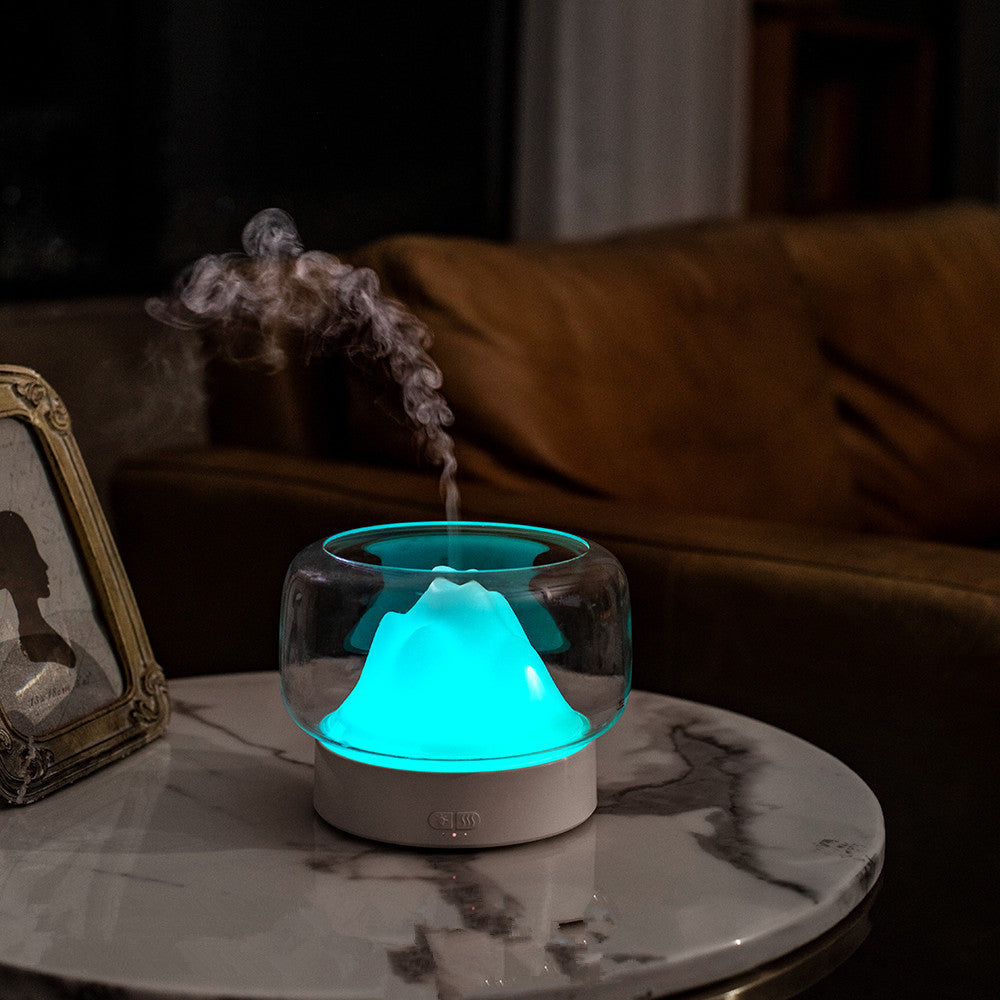 Lampe de Chevet 3 en 1 Humidificateur, Diffuseur d'Huiles essentielles & Lumière d'ambiance