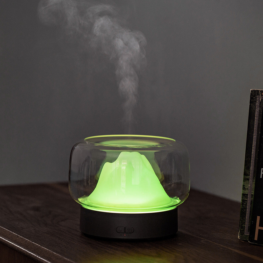 Lampe de Chevet 3 en 1 Humidificateur, Diffuseur d'Huiles essentielles & Lumière d'ambiance