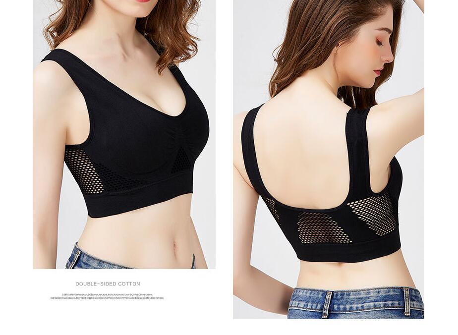 Flow Active - Soutien-gorge de Sport Sans Armature Respirant, Grande Taille