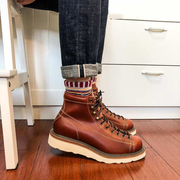 The Wanderer - Bottes en Cuir de Vachette