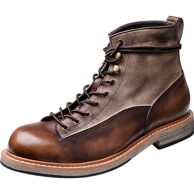 Les Routards - Bottines Moto en Cuir Véritable