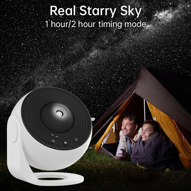 Projecteur Planétarium Galaxies Etoiles Rotatif 360° pour Chambre