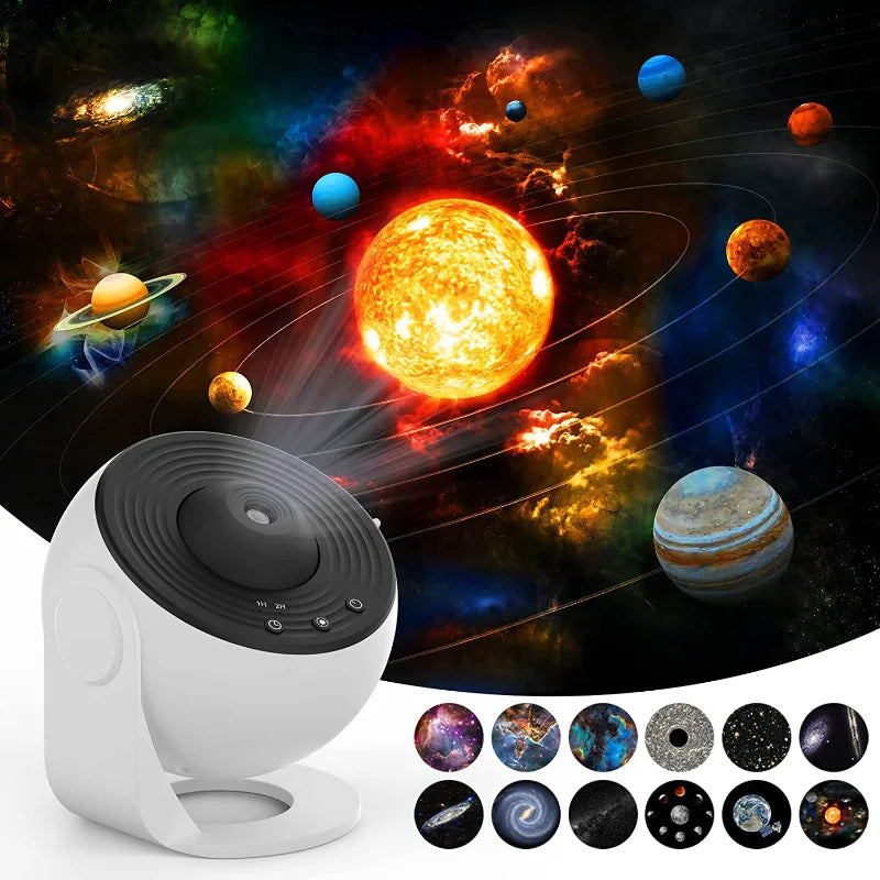 Projecteur Planétarium Galaxies Etoiles Rotatif 360° pour Chambre