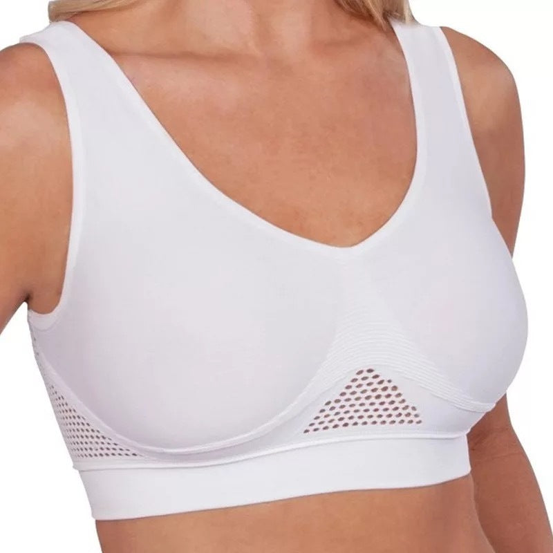 Flow Active - Soutien-gorge de Sport Sans Armature Respirant, Grande Taille