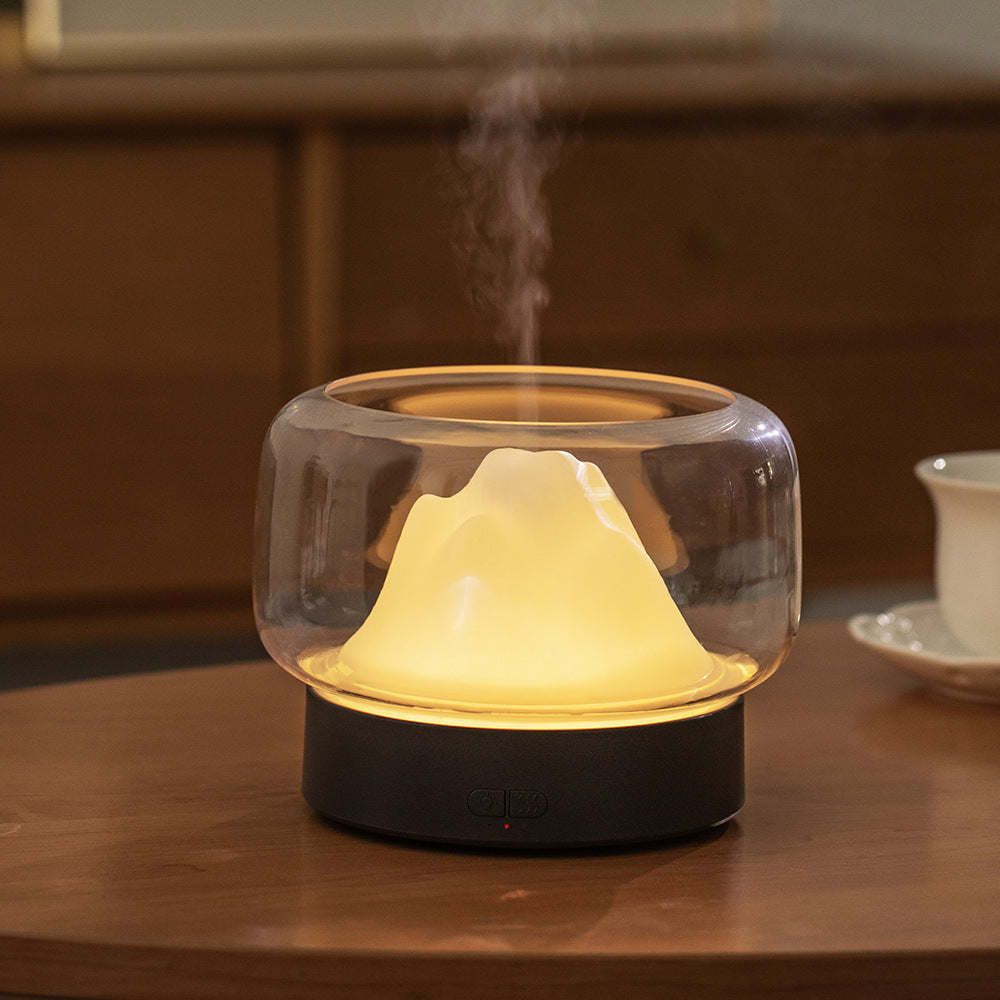 Lampe de Chevet 3 en 1 Humidificateur, Diffuseur d'Huiles essentielles & Lumière d'ambiance