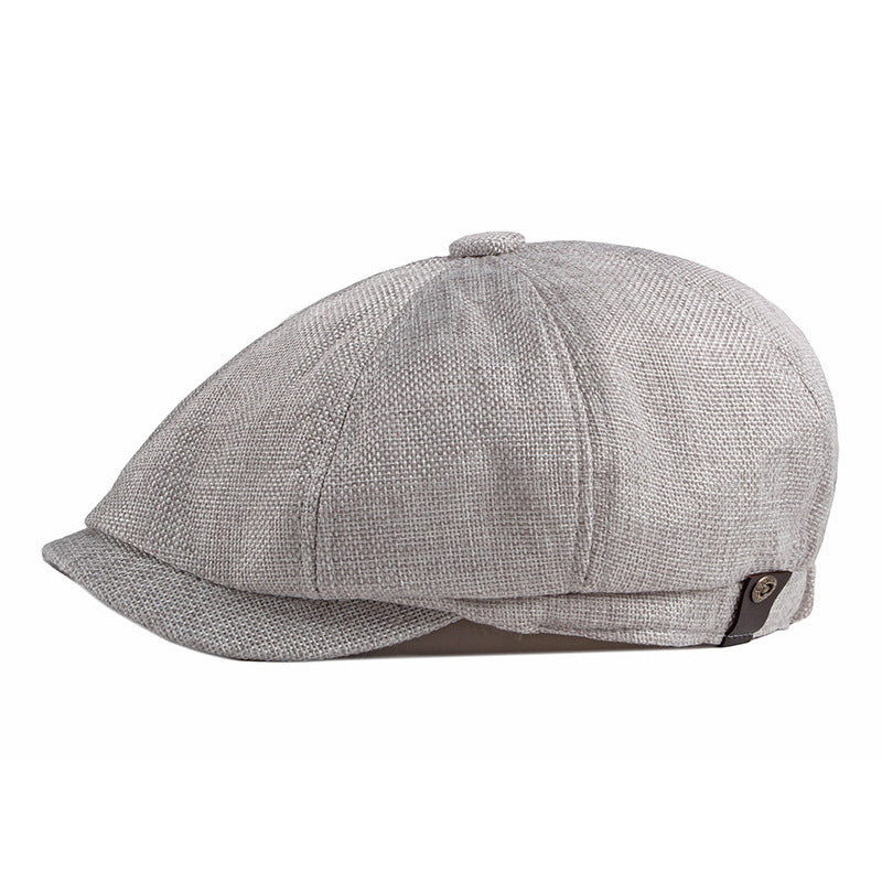 Le Voyageur - Casquette Fine et Respirante, Imitation Lin