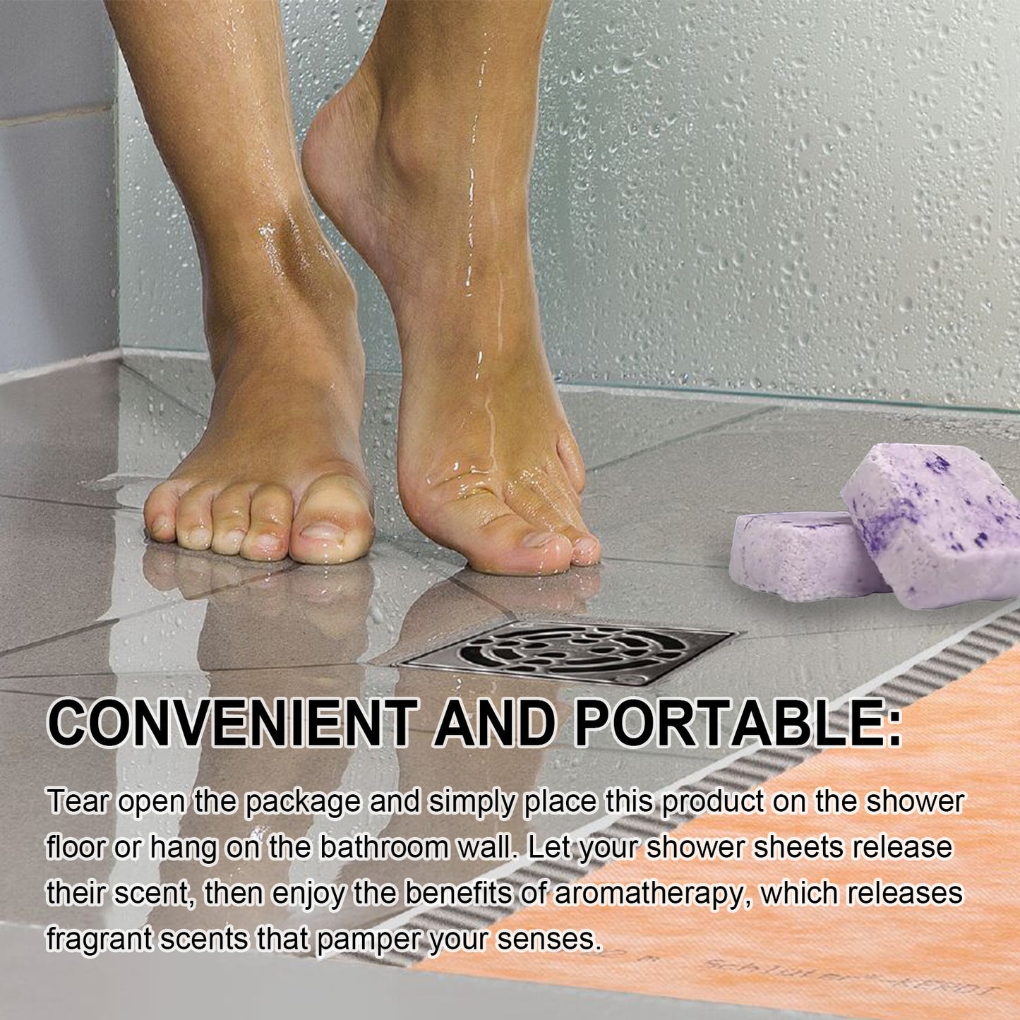 Brume de douche Shower Steamers Aromathérapie