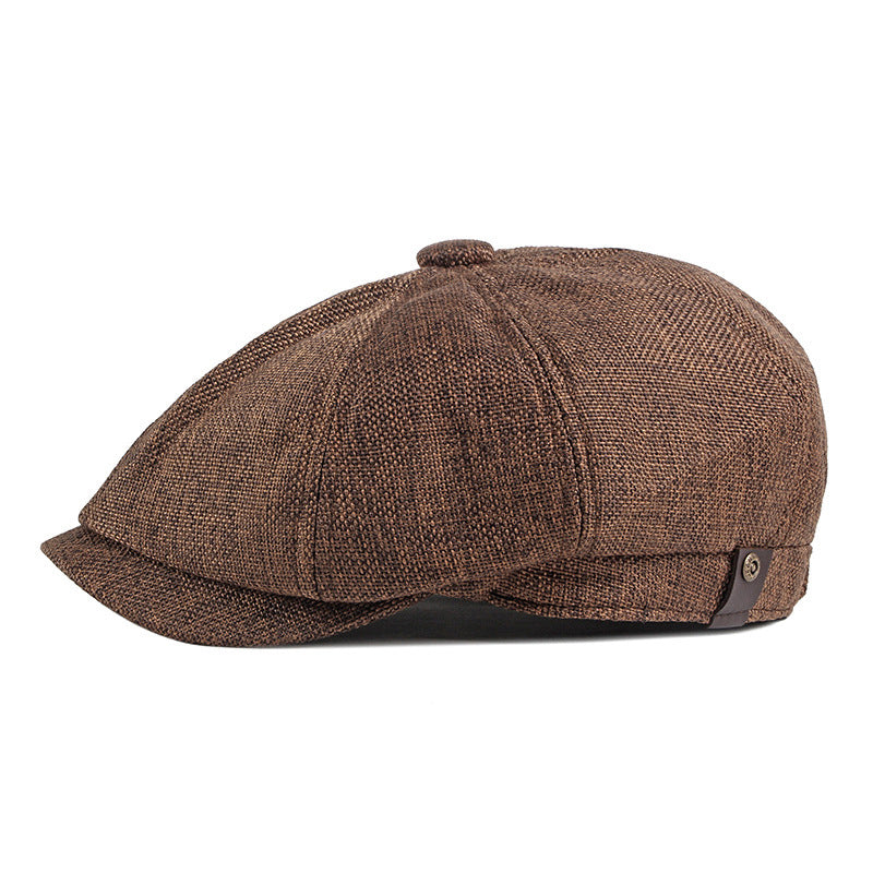 Le Voyageur - Casquette Fine et Respirante, Imitation Lin