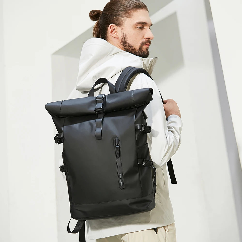 HK Explorer Pro – Sac à Dos Étanche avec Port USB et Fermeture Roll-Top