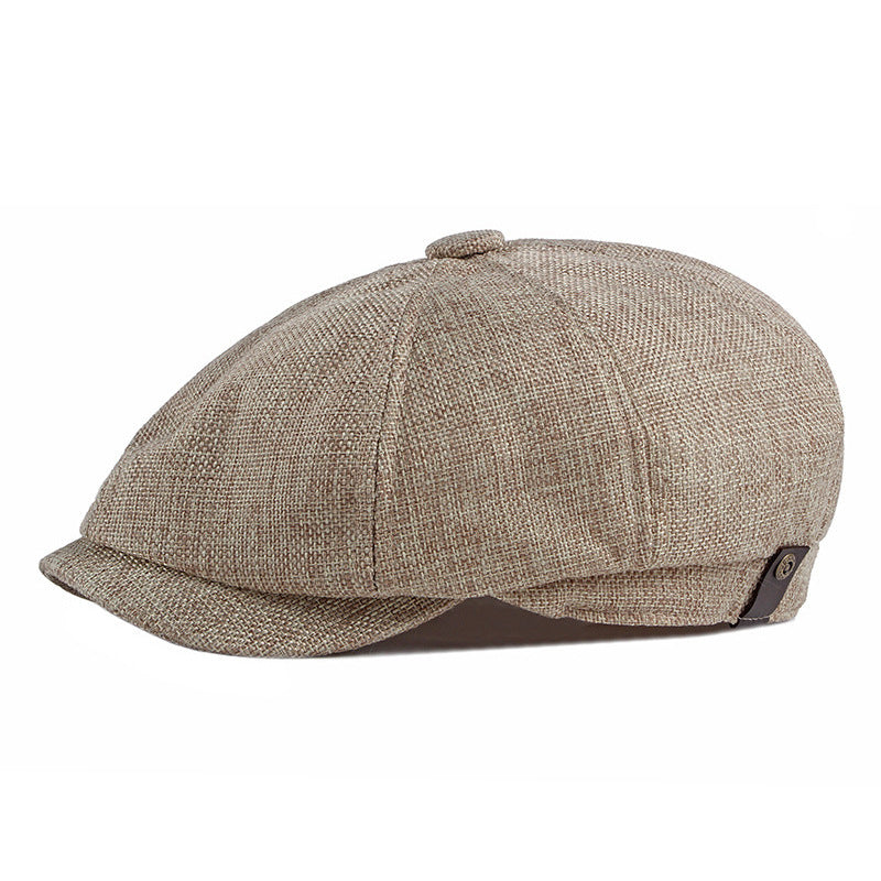 Le Voyageur - Casquette Fine et Respirante, Imitation Lin