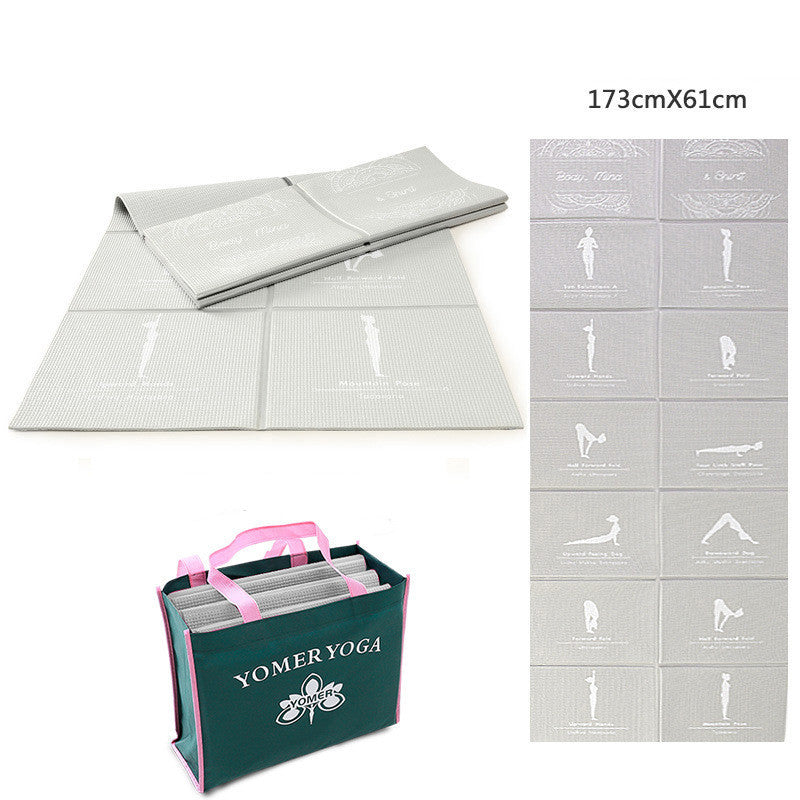 Travel Yoga by Yomer Yoga - Tapis de Yoga Pliable Antidérapant