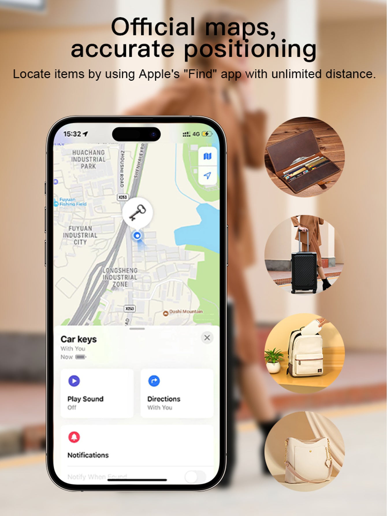 Smart Card - Tracker de Carte, Portfeuille & Sac - Localisation Mondiale