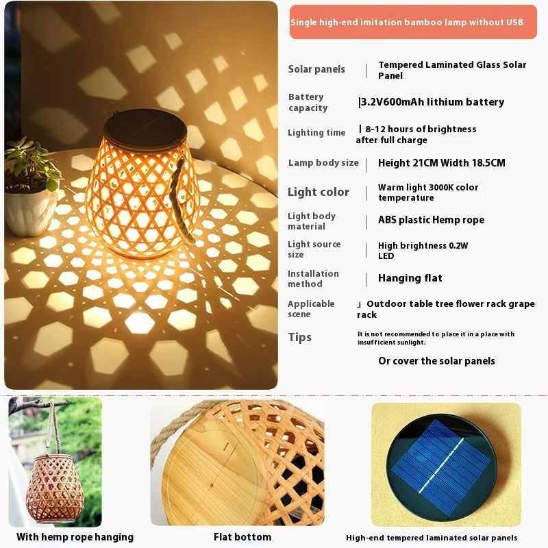 Lanterne Solaire de Jardin Waterproof Prestige