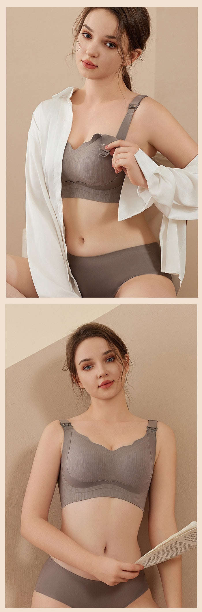 Soutien-gorge d'Allaitement Bonnets moulés