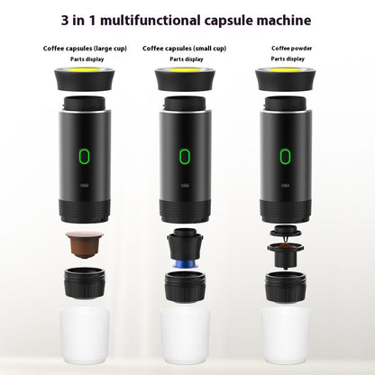 MiniBarista, format voyage - Portable Capsule Coffee Machine