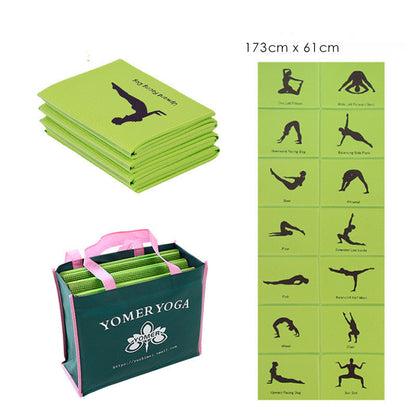 Travel Yoga by Yomer Yoga - Tapis de Yoga Pliable Antidérapant