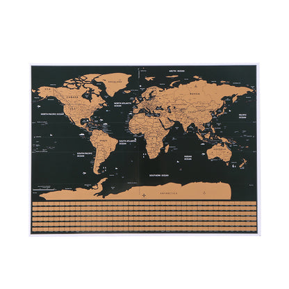Carte du Monde à Gratter - Immortalisez Vos Voyages