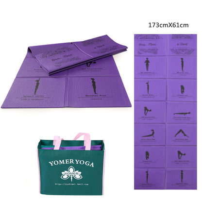 Travel Yoga by Yomer Yoga - Tapis de Yoga Pliable Antidérapant
