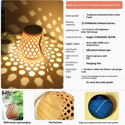 Lanterne Solaire de Jardin Waterproof Prestige
